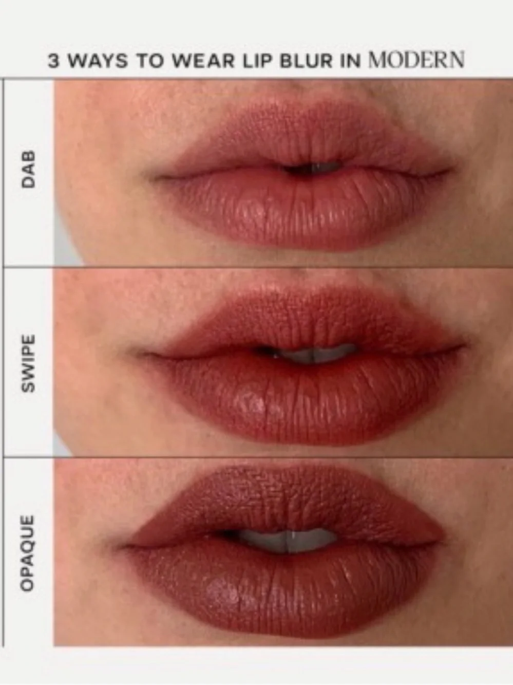 LIKE NEW Saie Lip Blur Matte-Blurring Lipstick - Modern